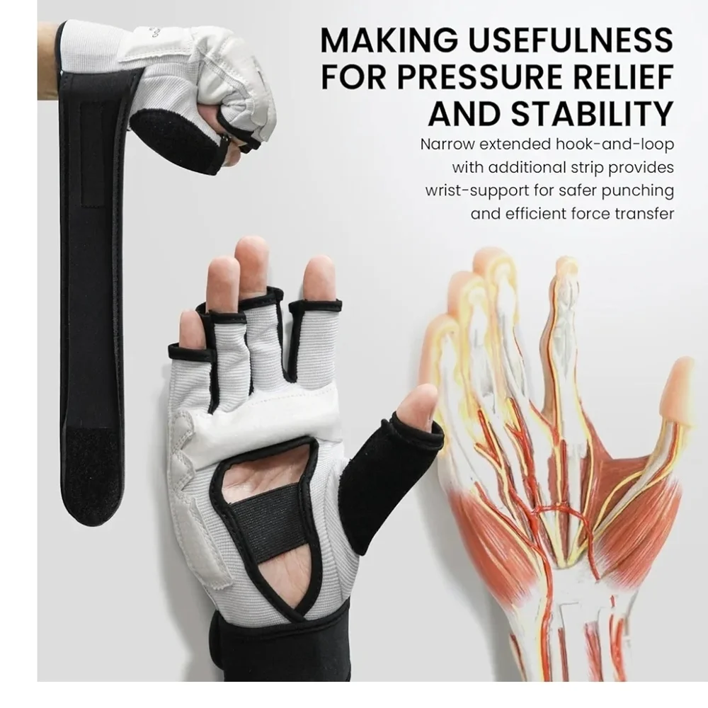 Black and White Women's Tactical Gloves